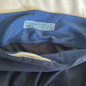 Outdoor voices 7/8 color block leggings